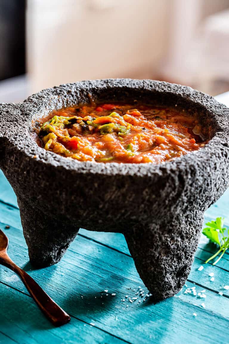 Salsa molcajete (salsa asada al fuego)