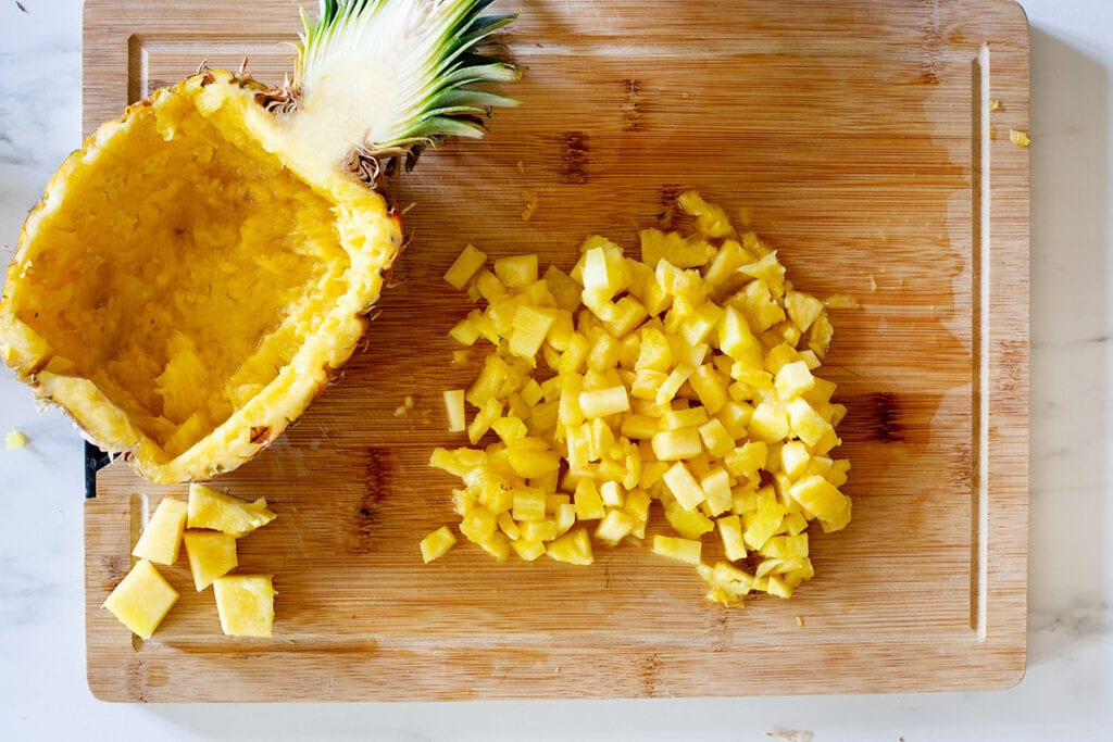 Pinaple Shell Pineapple Pico de Gallo Recipe