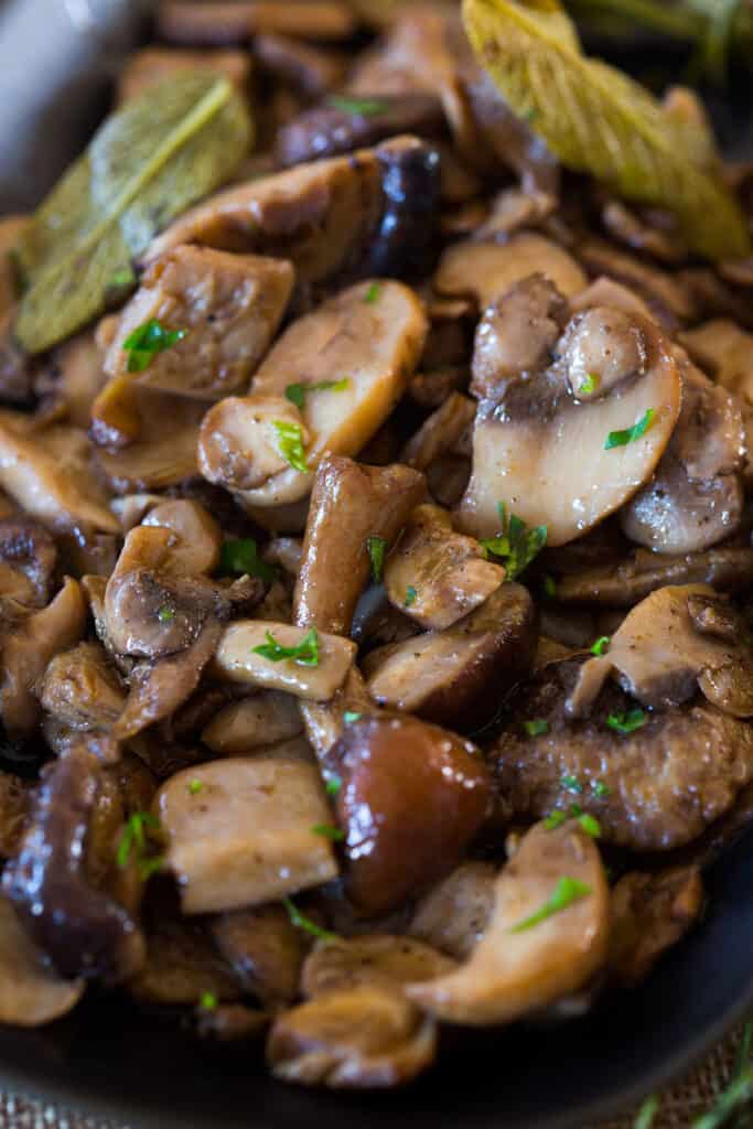 Funghi Trifolati Saut ed Mushrooms 