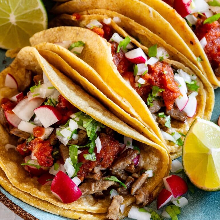 Leftover Steak Tacos With Roasted Chipotle Salsa