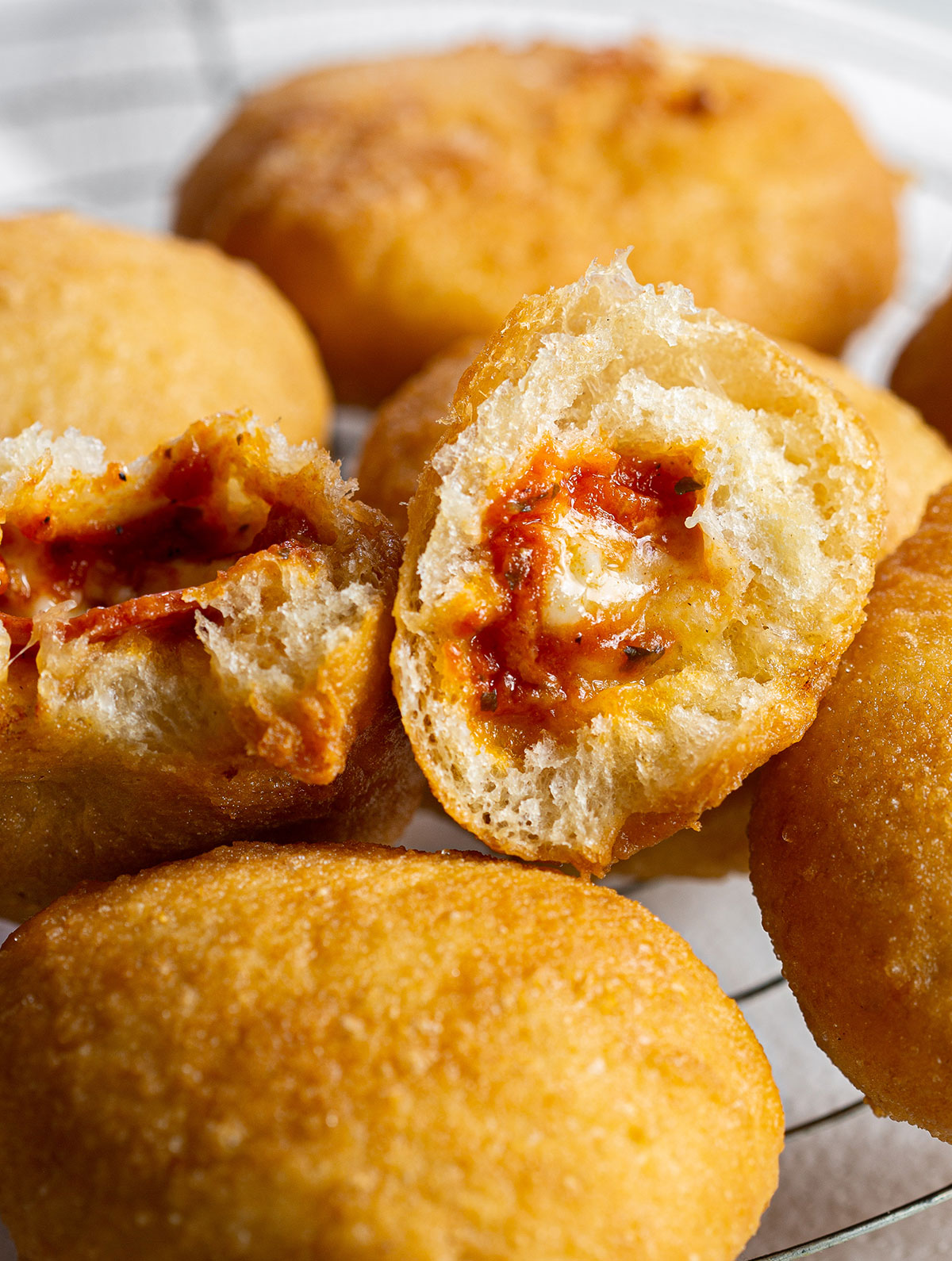 Fried Pizza Dough Balls Italian Appetizer Fried Pizza Dough Balls Italian Appetizer
