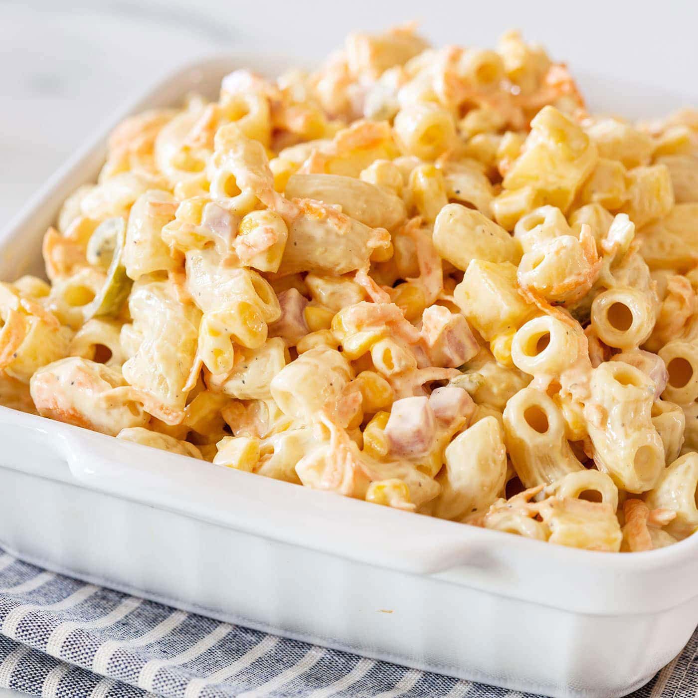 Mexican Macaroni Salad (ensalada de coditos)