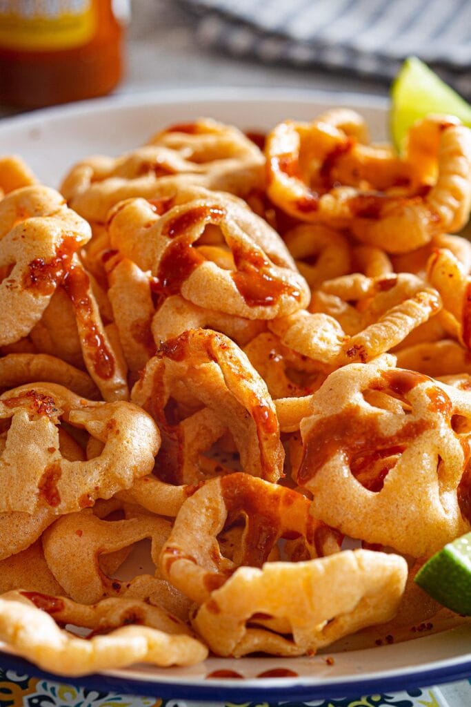 Gepofte Tarwe Snacks Duros Chicharron De Harina, Mexican Small Pellets ...