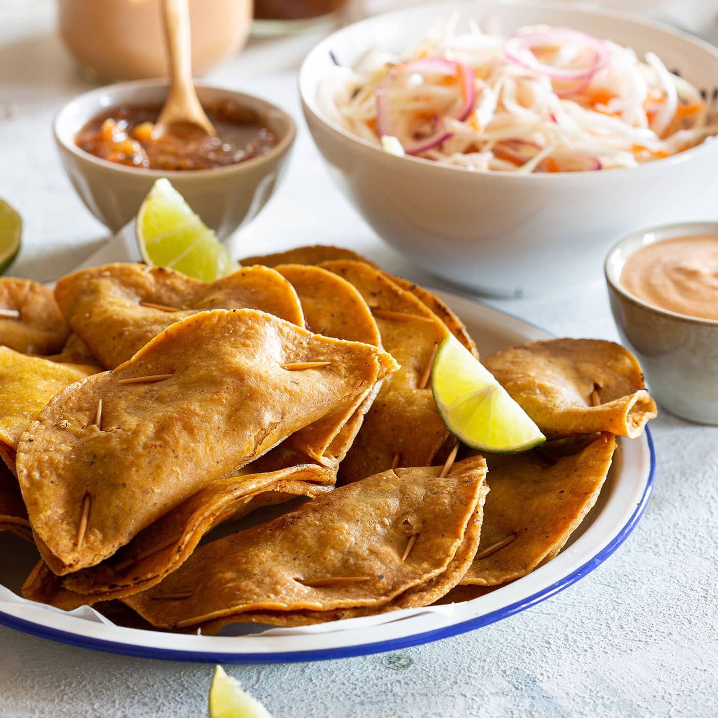 Pescadillas (crispy tuna tacos)