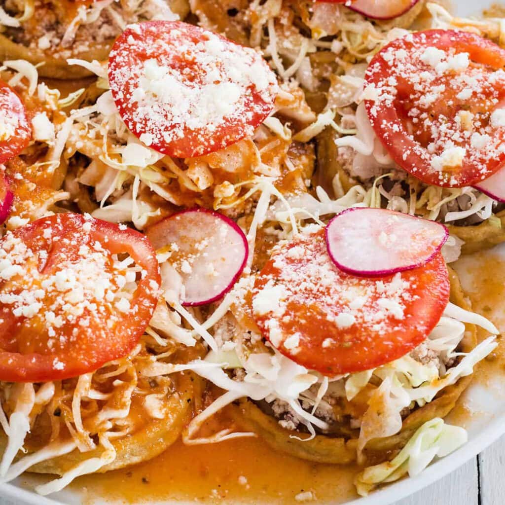 Mexican sopitos recipe.