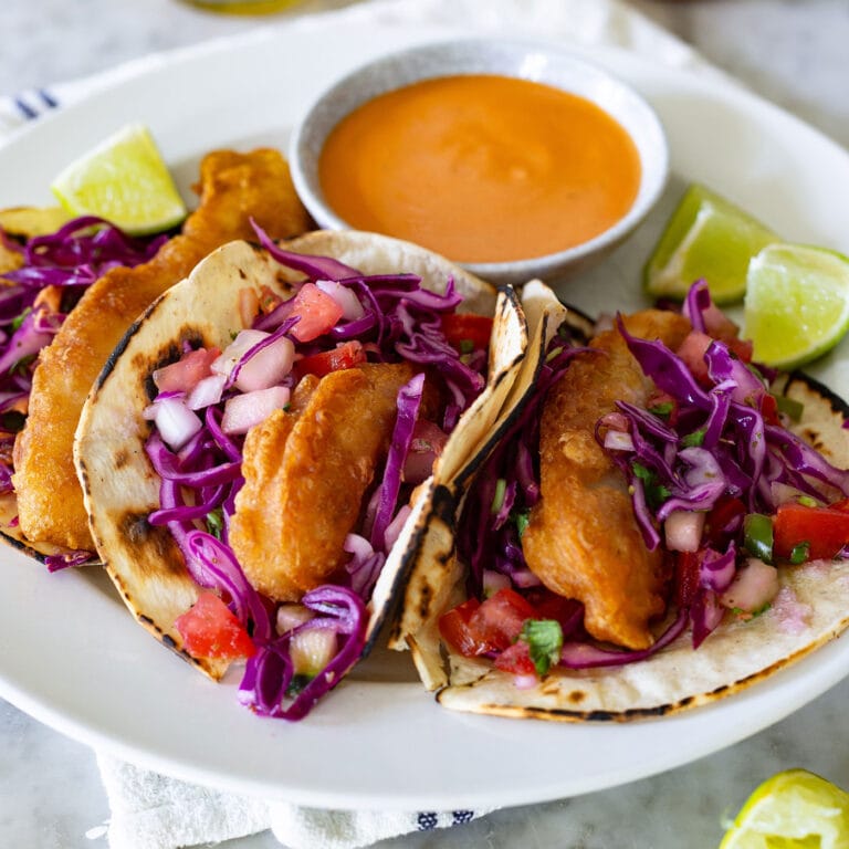 Tacos de Pescado (Baja Fish Tacos)