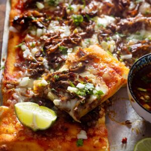 Birria Pizza recipe.