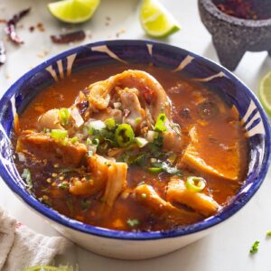 Mexican Menudo Rojo authentic recipe.