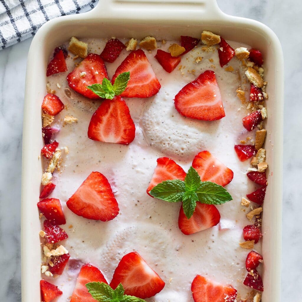 Carlota de Fresa recipe.