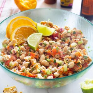 Ceviche de Soya recipe.