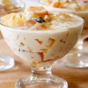 Mexican Postre de Durazno recipe.