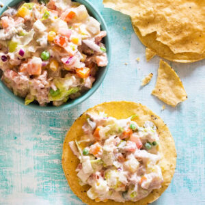 Receta de Ensalada de Atún mexicana.