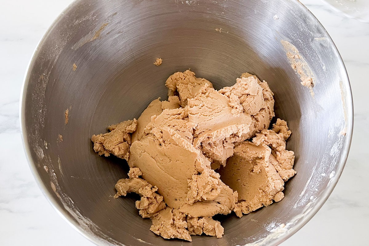 The cookies dough ready in a bowl.