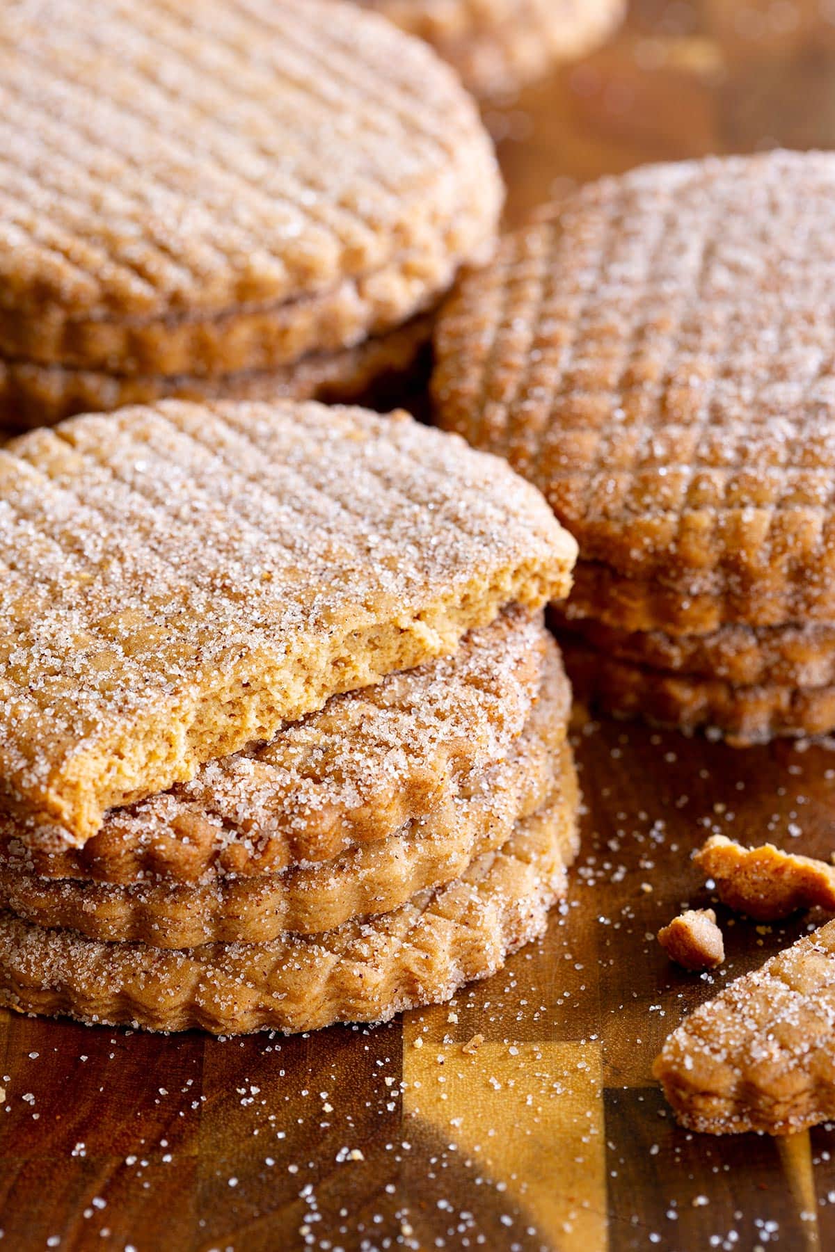Close-up of Galletas de Canela (Canelitas).